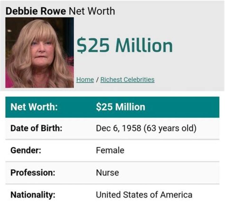 Debbie Rowe Net Worth