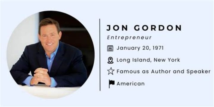 Jon Gordon Net Worth